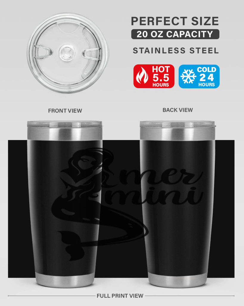 Mer mini 352#- mermaid- Tumbler