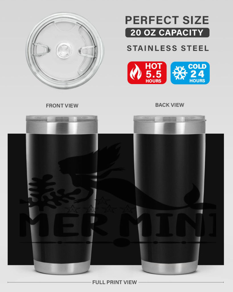 Mer mini 353#- mermaid- Tumbler