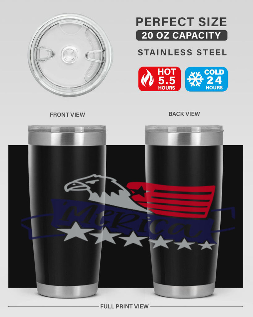 Merica Style 136#- Fourt Of July- Tumbler