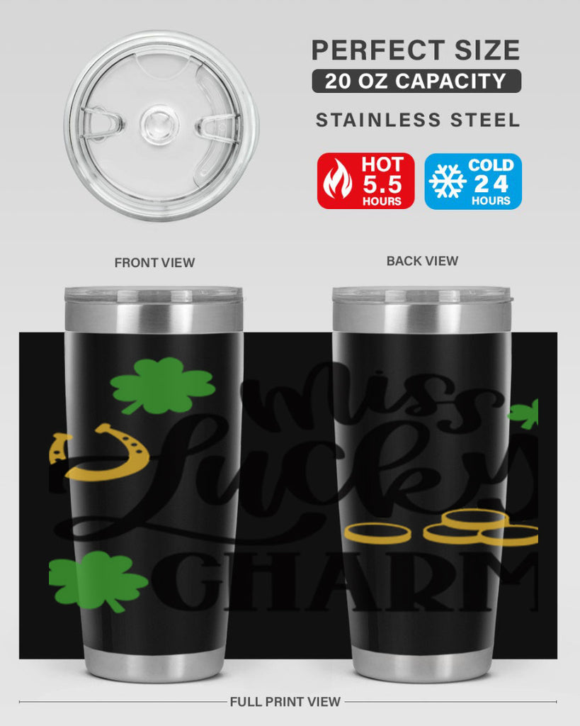 Miss Lucky Charm Style 47#- St Patricks Day- Tumbler
