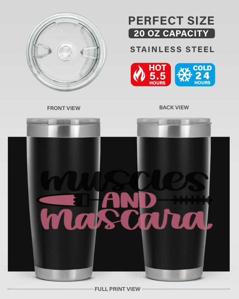 Muscles And Mascara Style 35#- make up- Tumbler
