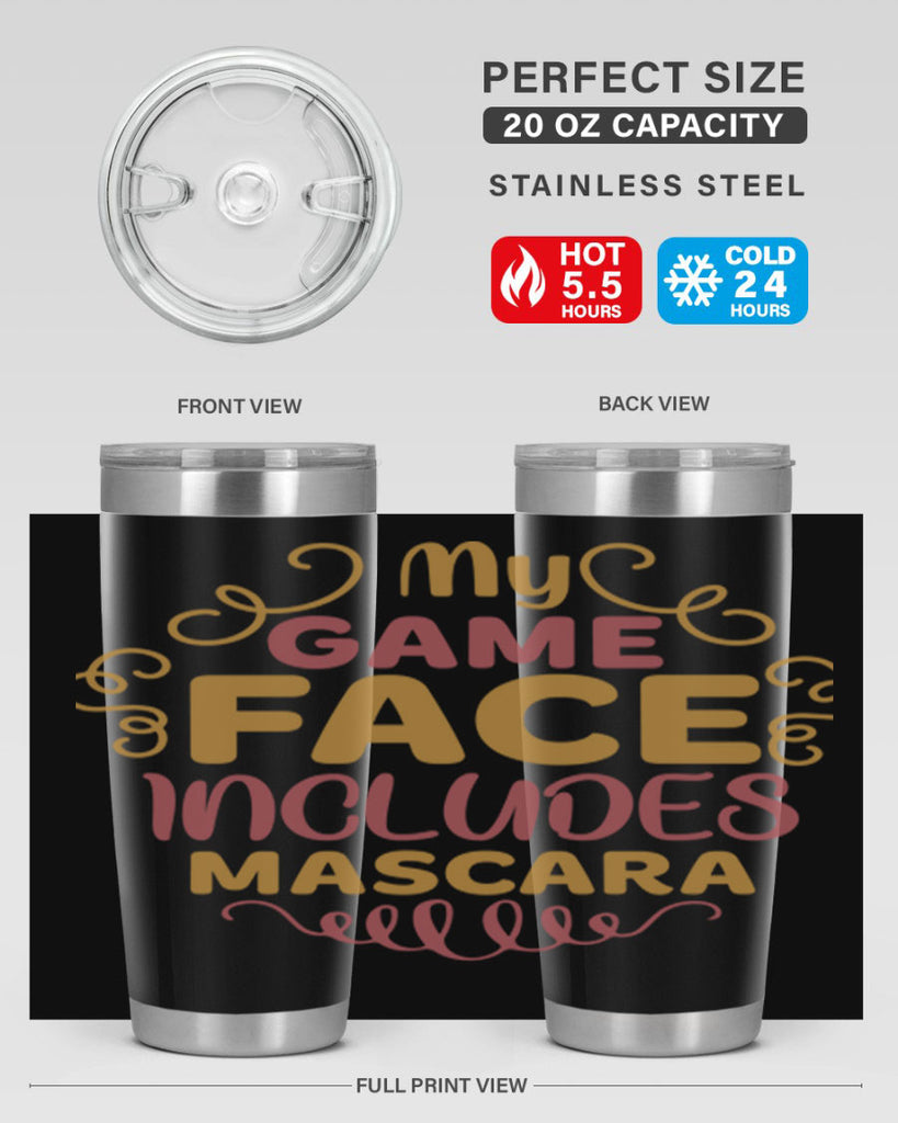 My Game Face Includes Mascara 127#- fashion- Cotton Tank