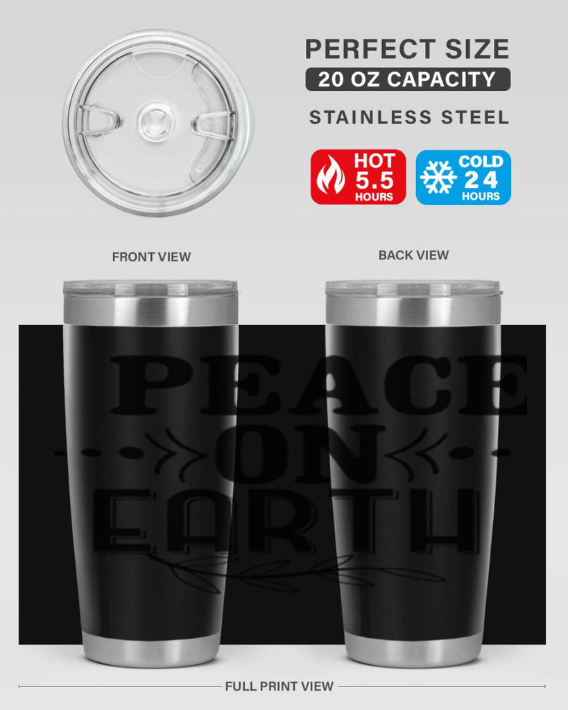 Peace on Earth 334#- winter- Tumbler