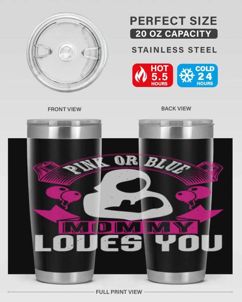 Pink or Blue Monny Loves You Style 178#- baby- tumbler