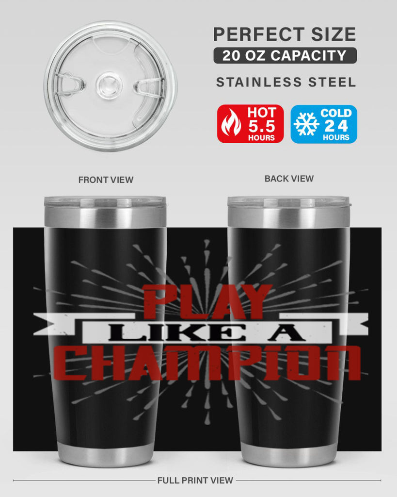 Play like a Champion 1942#- badminton- Tumbler