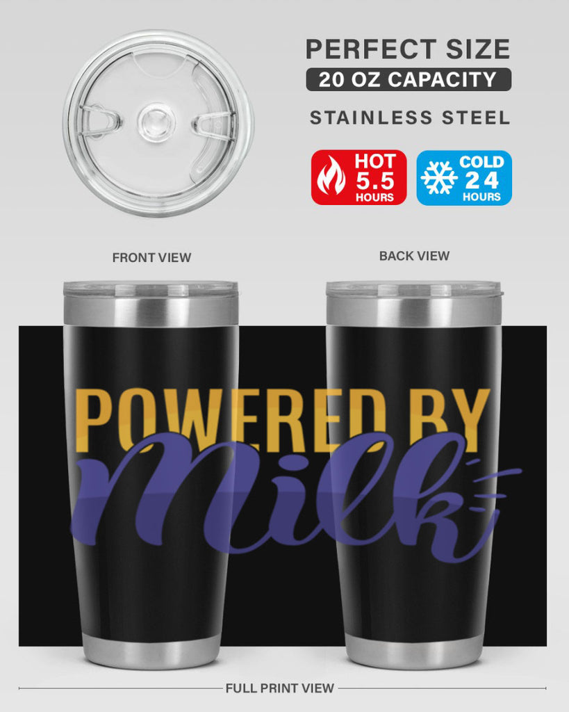 Powered By Milk Style 204#- baby- tumbler