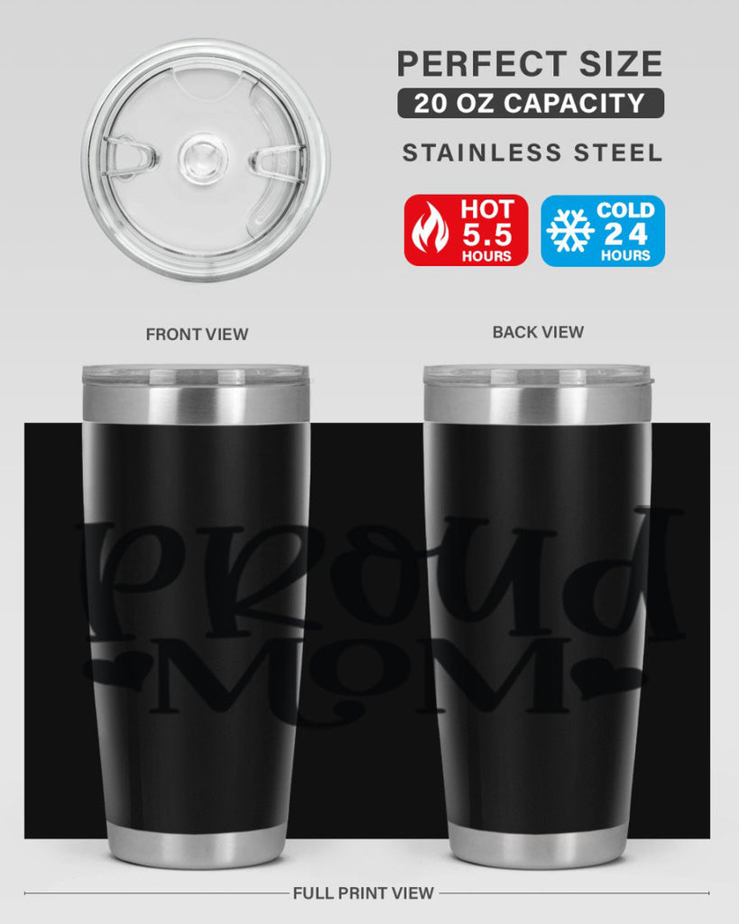 Proud Mom 2031#- baseball- Tumbler