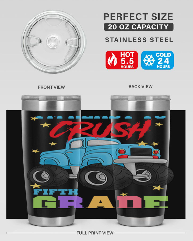 Ready to Crush 5th Grade 22#- 5th grade- Tumbler