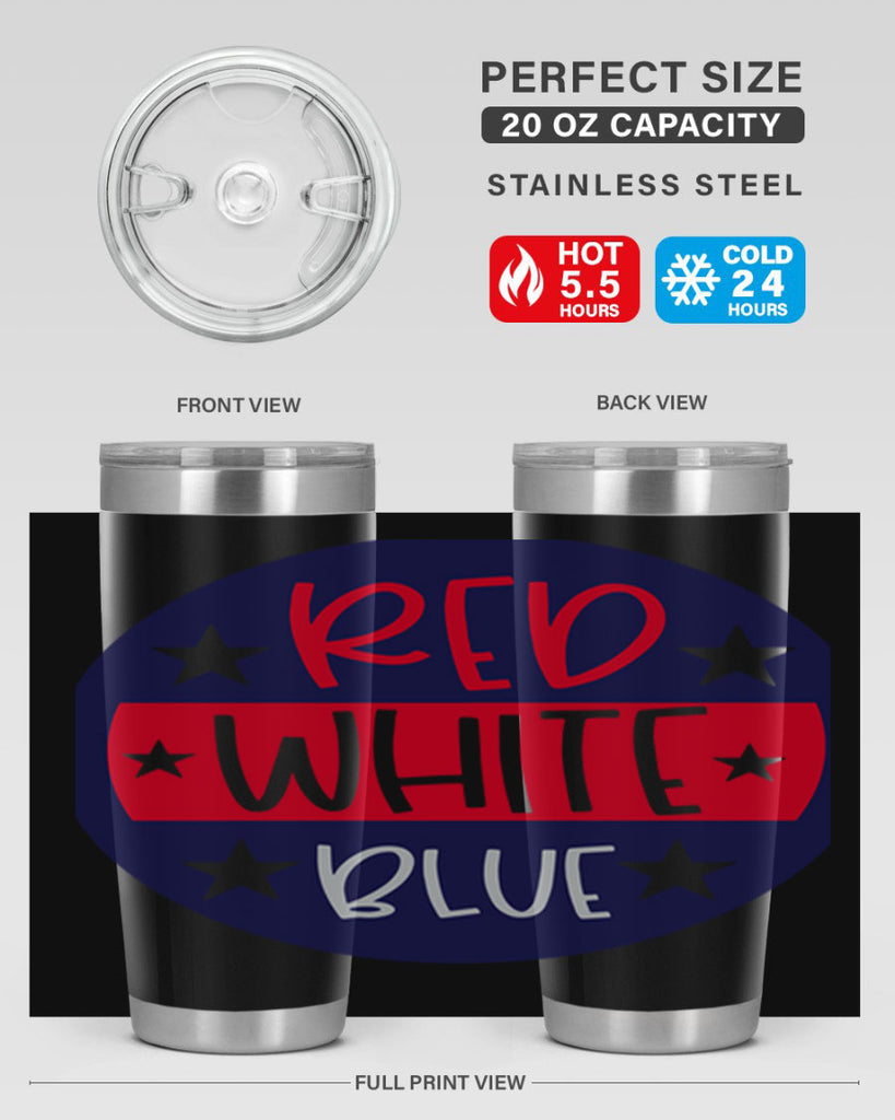 Red White Blue Style 170#- Fourt Of July- Tumbler