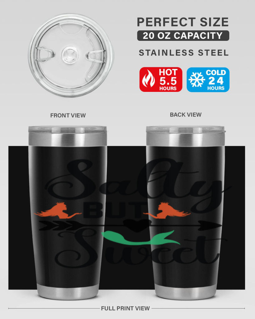 Salty but Sweet 569#- mermaid- Tumbler