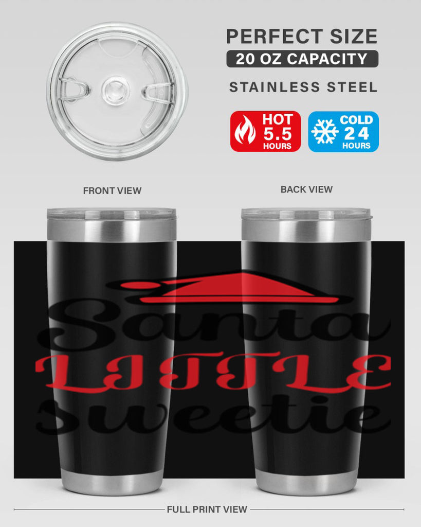 Santa little sweetie 350#- winter- Tumbler