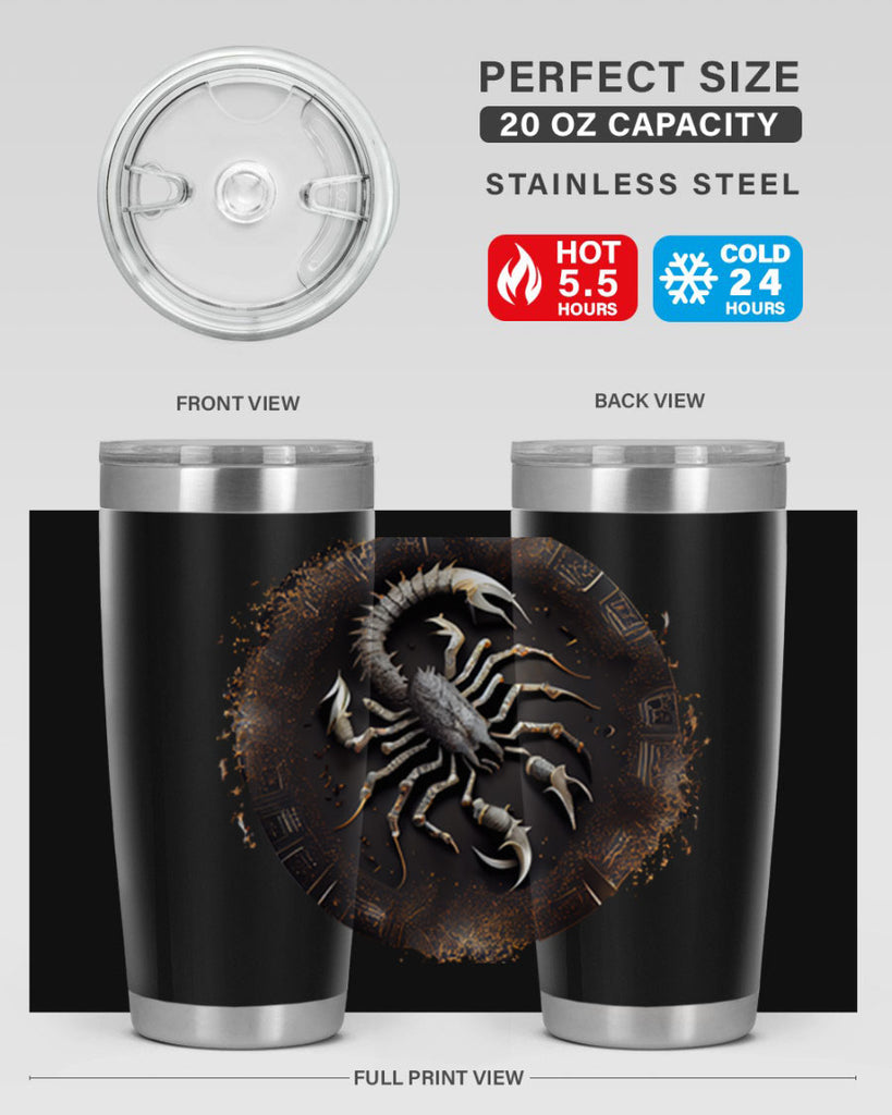Scorpius 467#- zodiac- Tumbler
