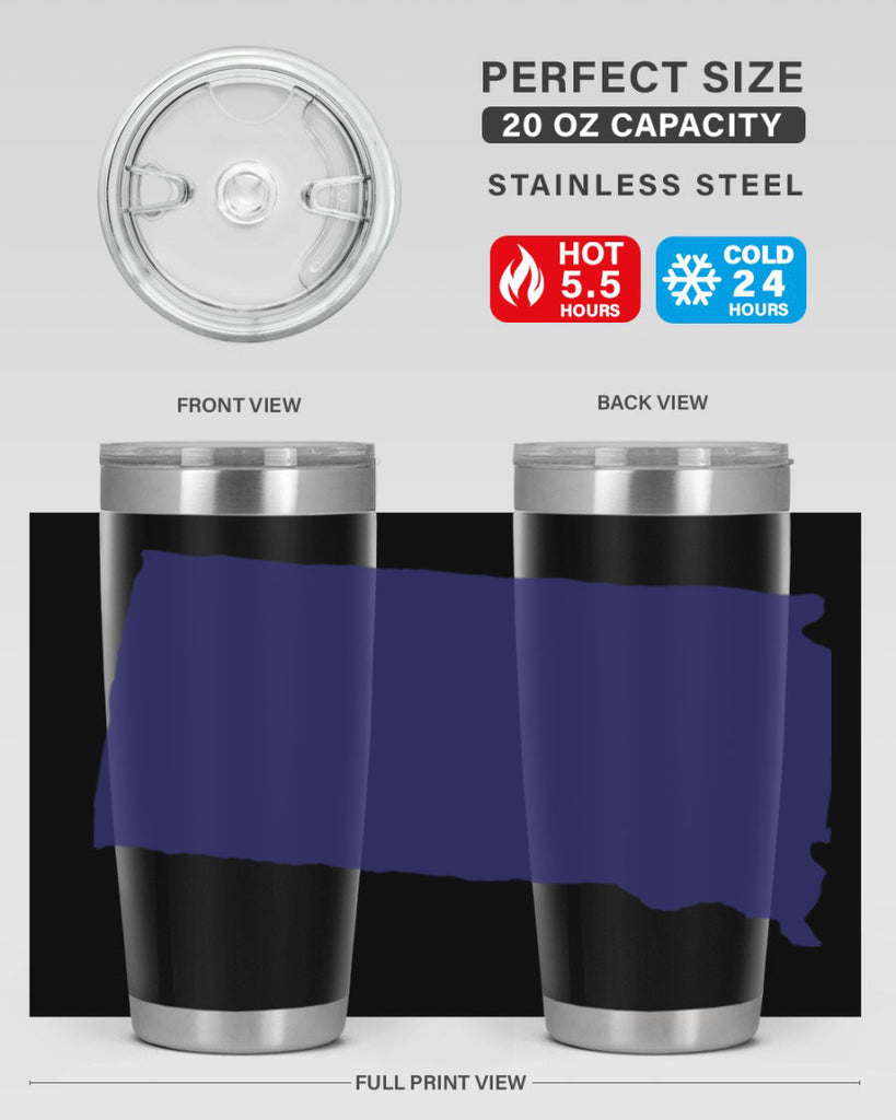 South Dakota 10#- stateflags- Tumbler