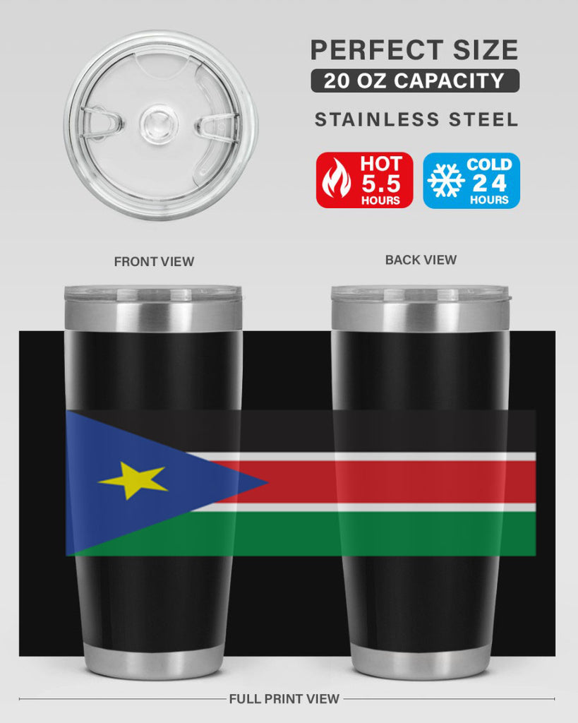 South Sudan 34#- world flags- Tumbler
