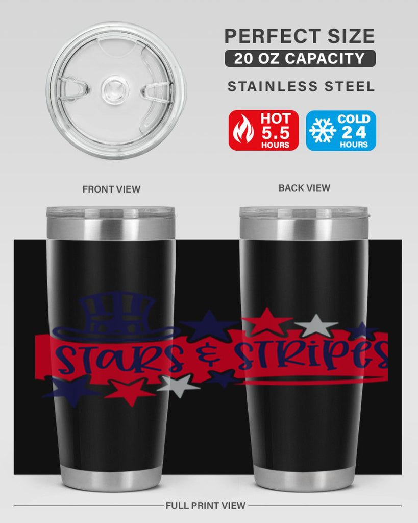 Stars Stripes Style 175#- Fourt Of July- Tumbler
