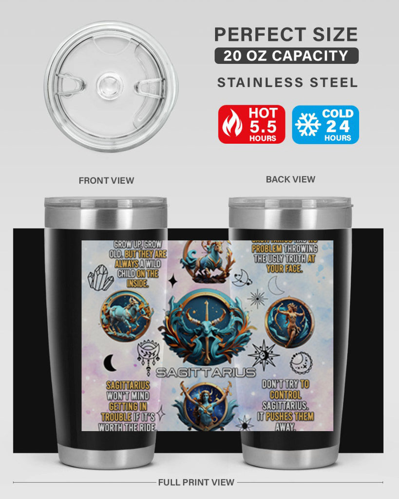 StraightSaggitarius 476#- zodiac- Tumbler