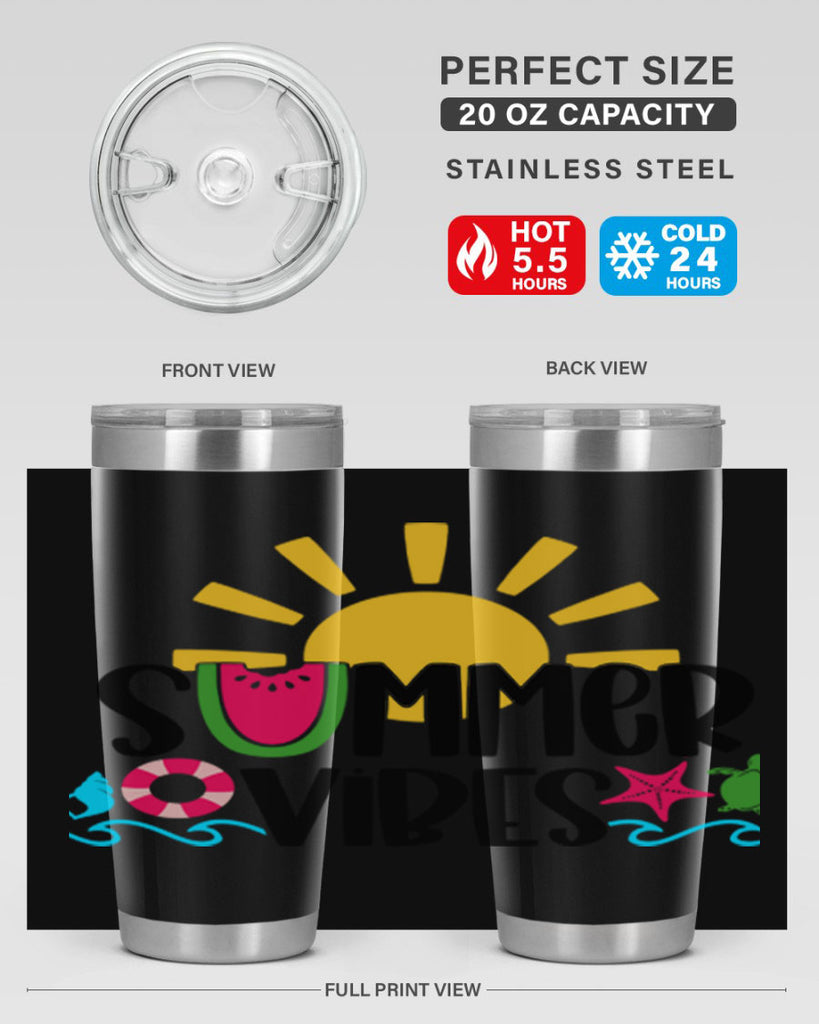 Summer Vibes Style 19#- summer- Tumbler