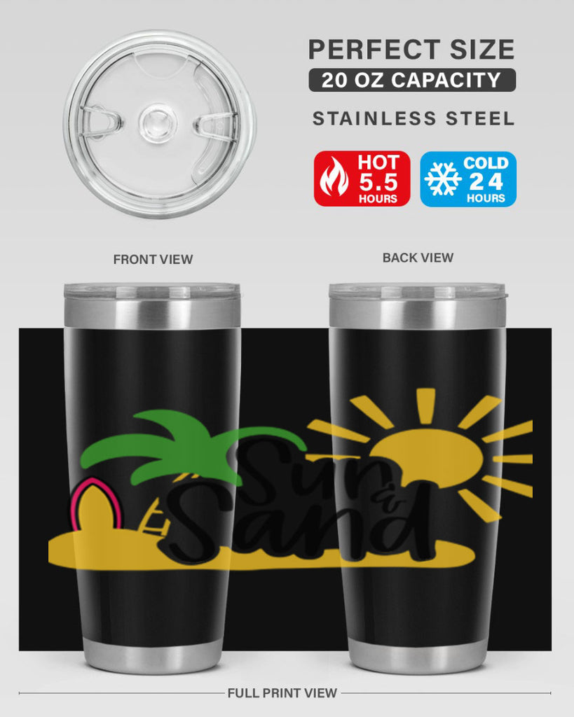 Sun Sand Style 17#- summer- Tumbler