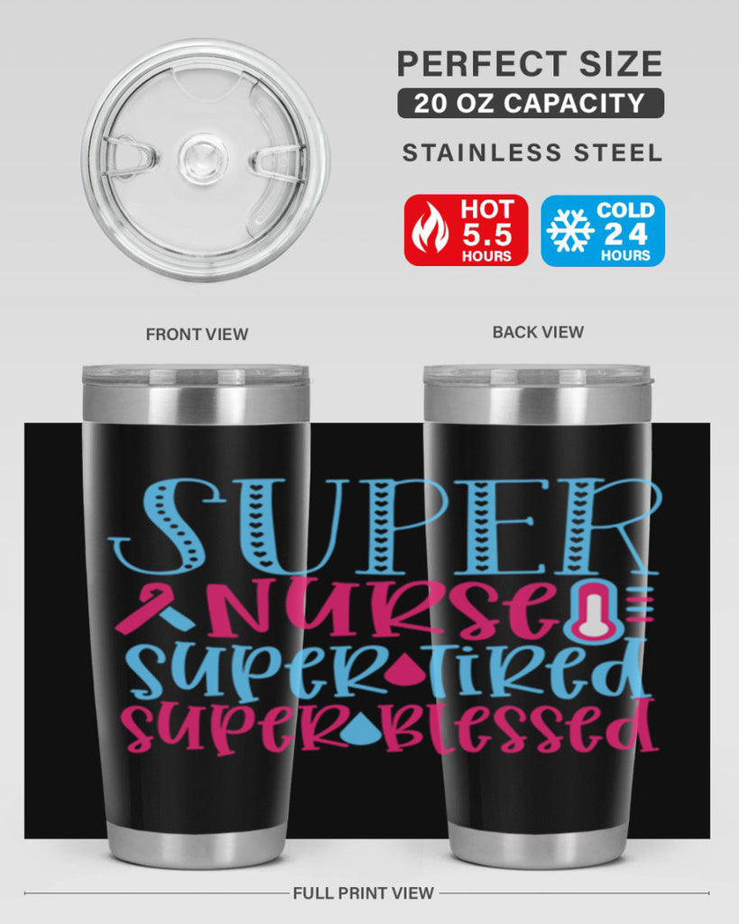 Super Nurse Super Tired Style Style 23#- nurse- tumbler