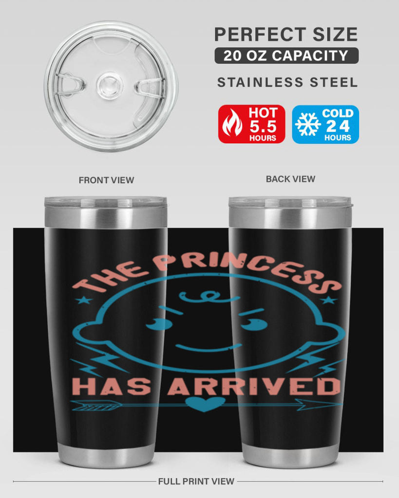 The princess has arrived Style 10#- baby shower- tumbler