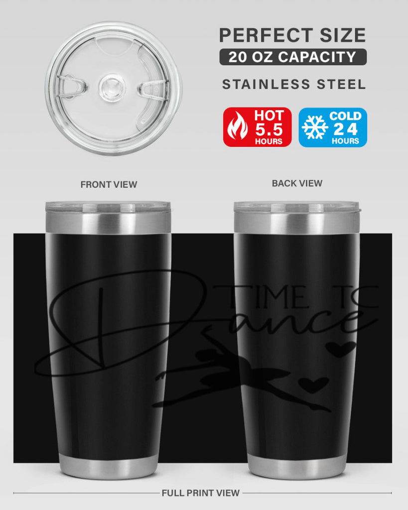 Time to Dance 85#- ballet- Tumbler