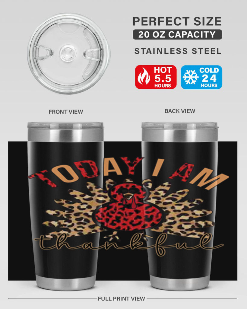 Today i am thankful 621#- fall- Tumbler