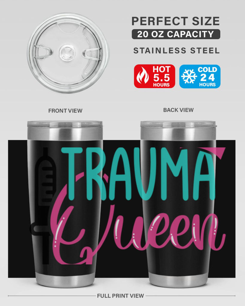 Trauma Queen Style Style 12#- nurse- tumbler