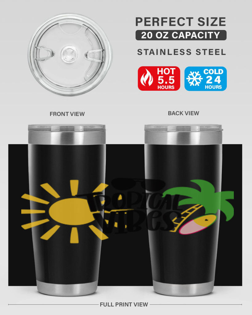 Tropical Vibes Style 9#- summer- Tumbler