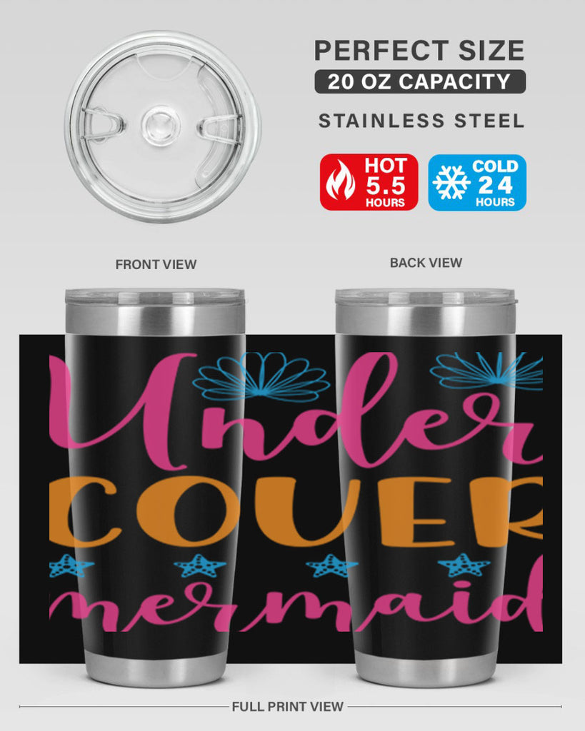 Under Cover Mermaid Design 653#- mermaid- Tumbler