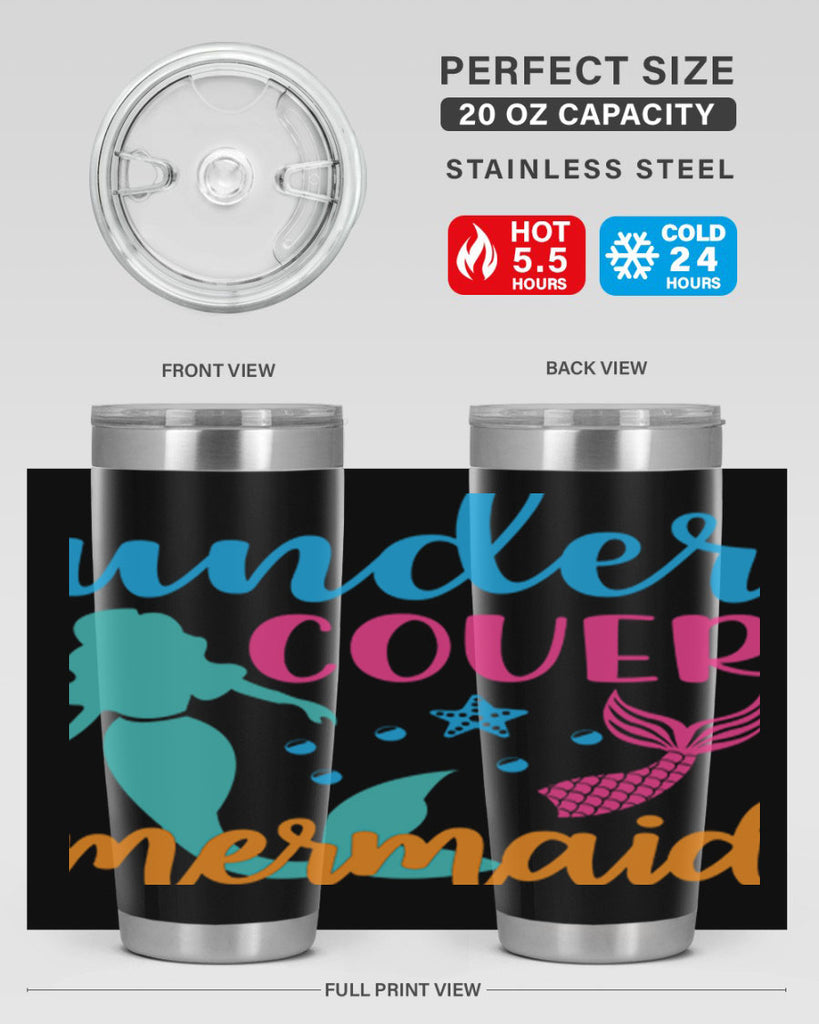 Under Cover Mermaid Design 654#- mermaid- Tumbler