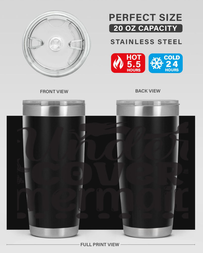 Under cover mermaid 649#- mermaid- Tumbler