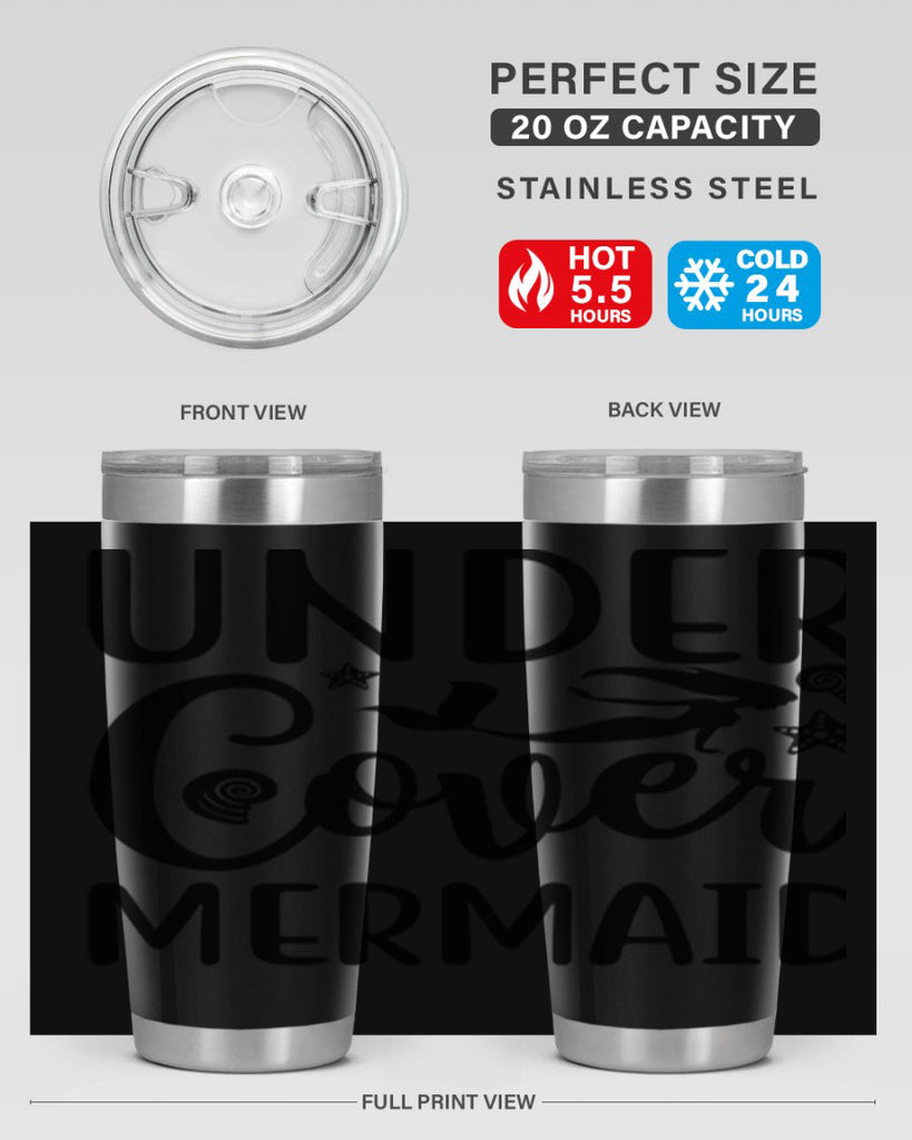 Under cover mermaid design 655#- mermaid- Tumbler