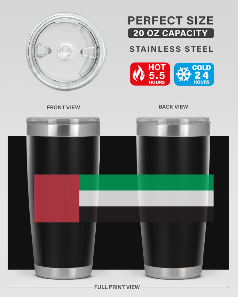 United Arab Emirates 12#- world flags- Tumbler