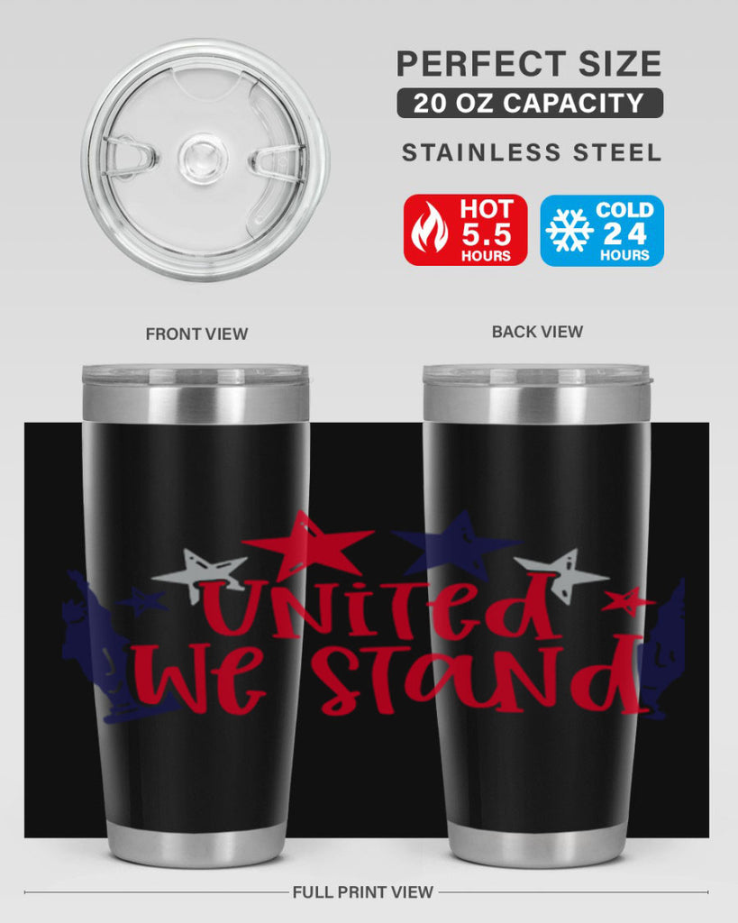 United We Stand Style 179#- Fourt Of July- Tumbler