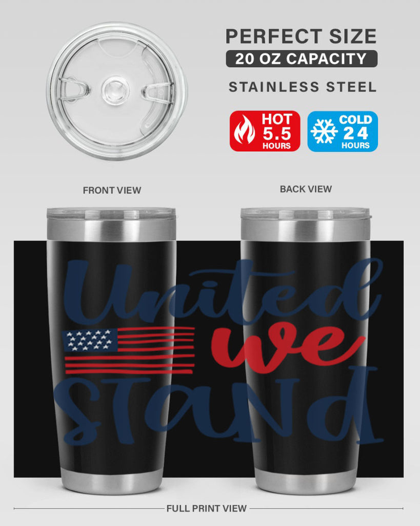 United we stand Style 9#- Fourt Of July- Tumbler