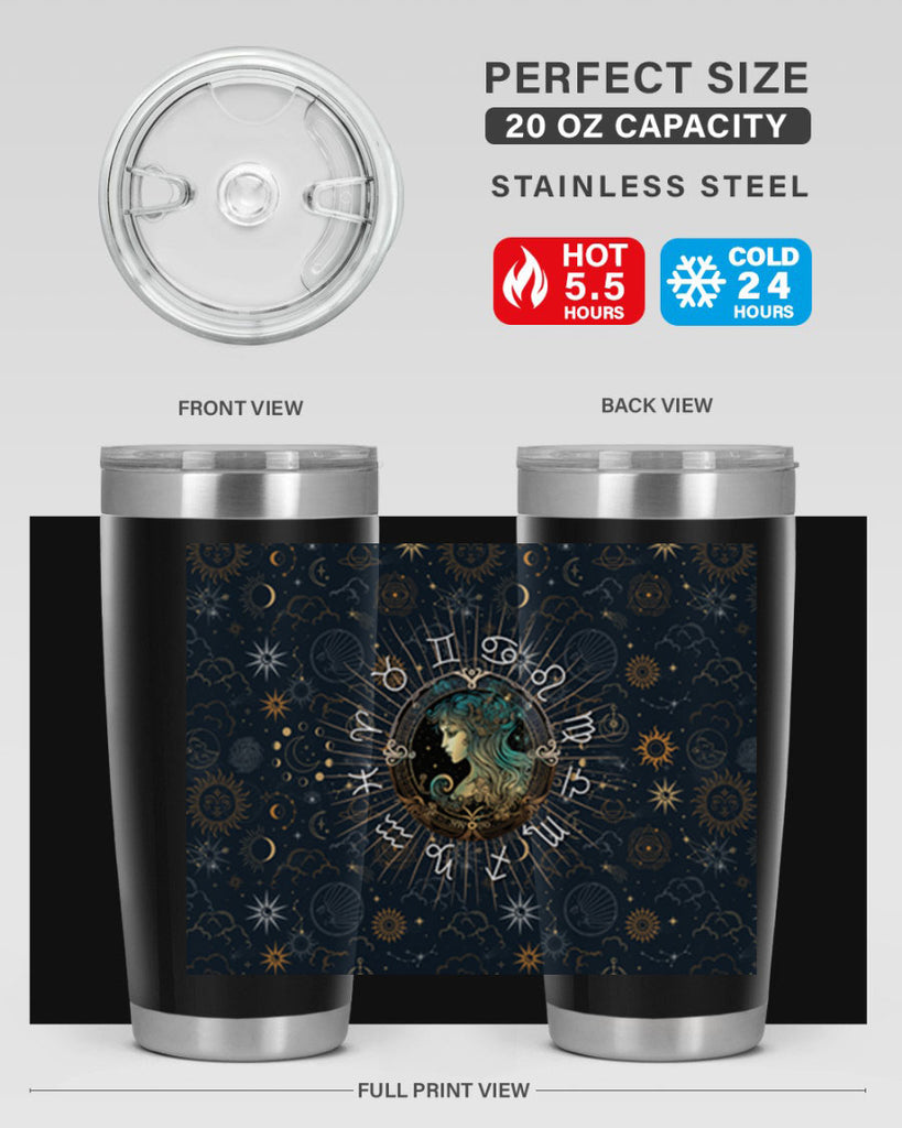 Virgo Straight 529#- zodiac- Tumbler
