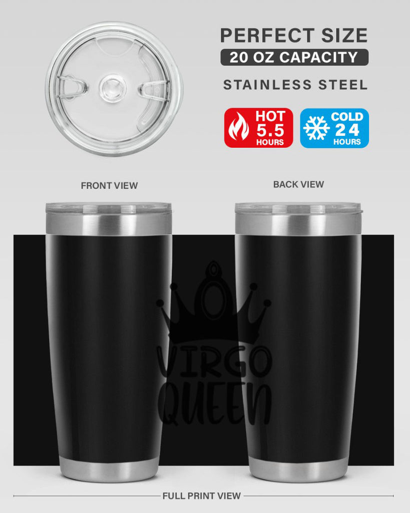 Virgo queen 539#- zodiac- Tumbler