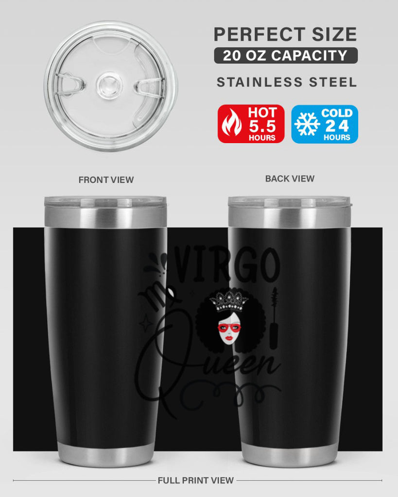 Virgo queen 541#- zodiac- Tumbler