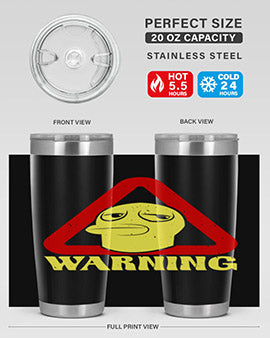Warning Style 12#- duck- Tumbler