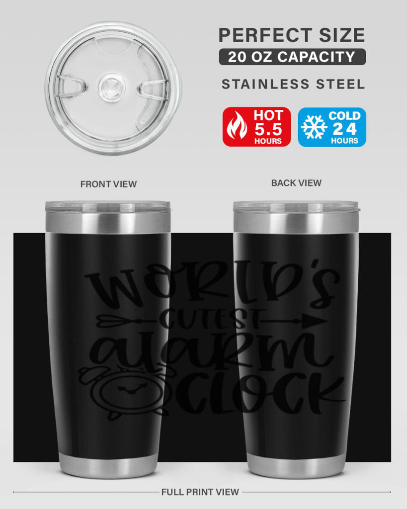 Worlds Cutest Alarm Clock Style 14#- baby- tumbler