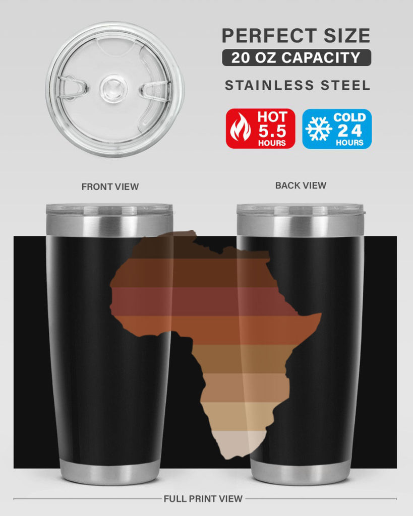 africa shades 277#- black words phrases- Cotton Tank