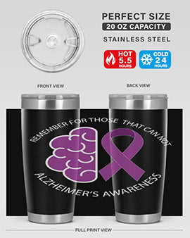 alzheimers awareness style 40#- alzheimers- Tumbler