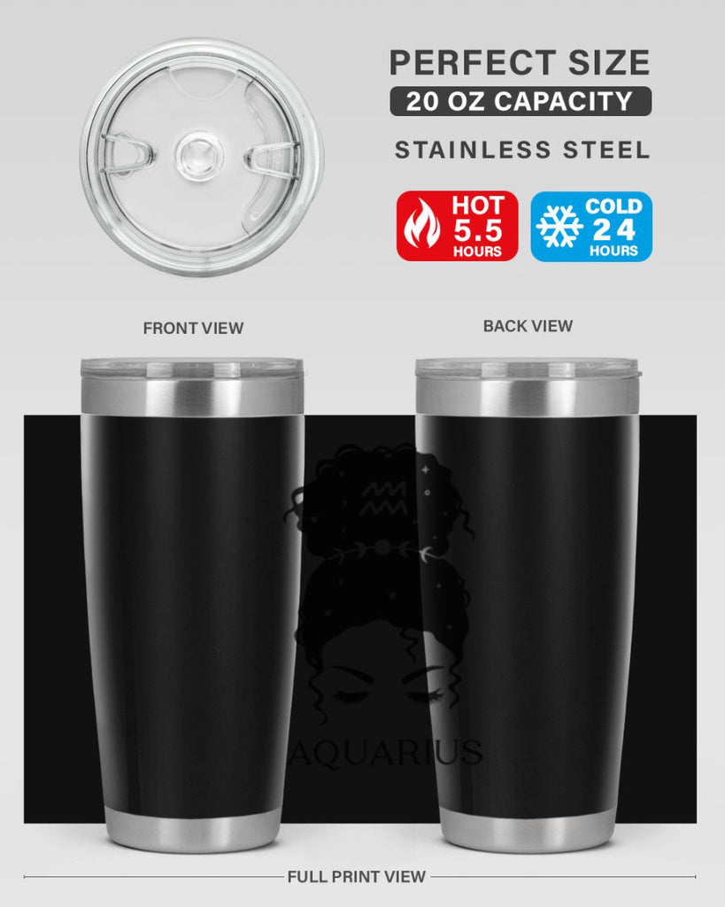 aquarius 81#- zodiac- Tumbler