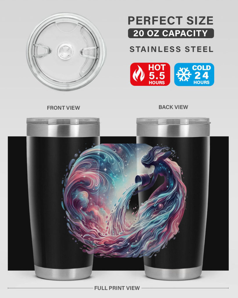 aquarius 91#- zodiac- Tumbler