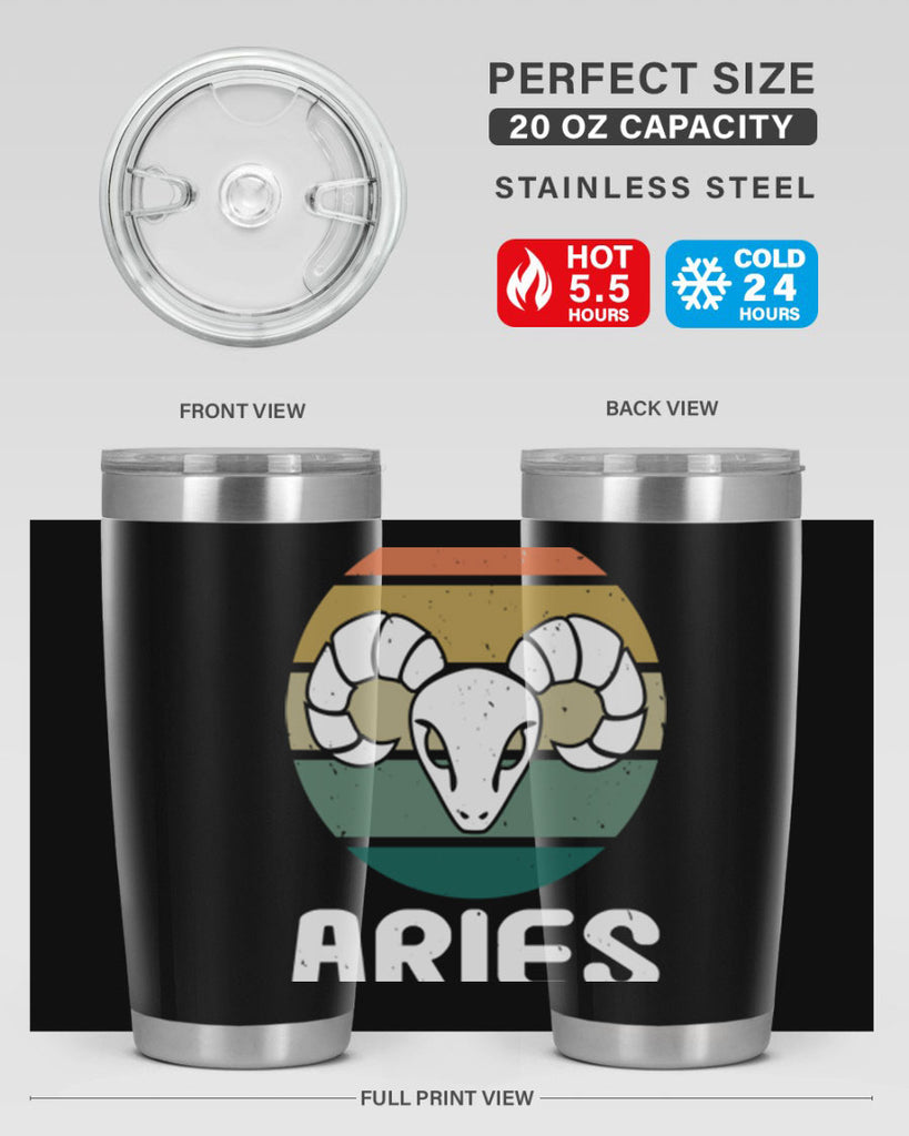 aries 134#- zodiac- Tumbler