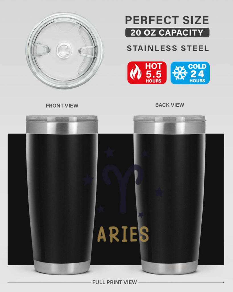 aries 135#- zodiac- Tumbler
