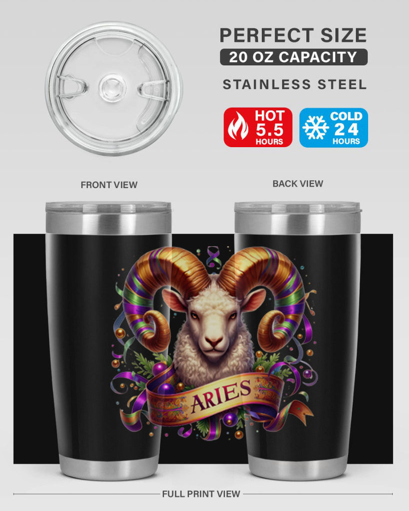 aries 136#- zodiac- Tumbler