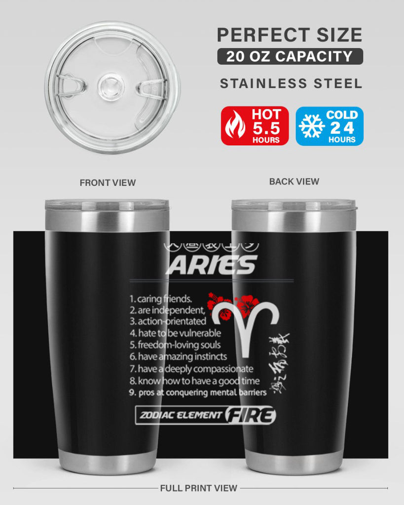 aries 137#- zodiac- Tumbler