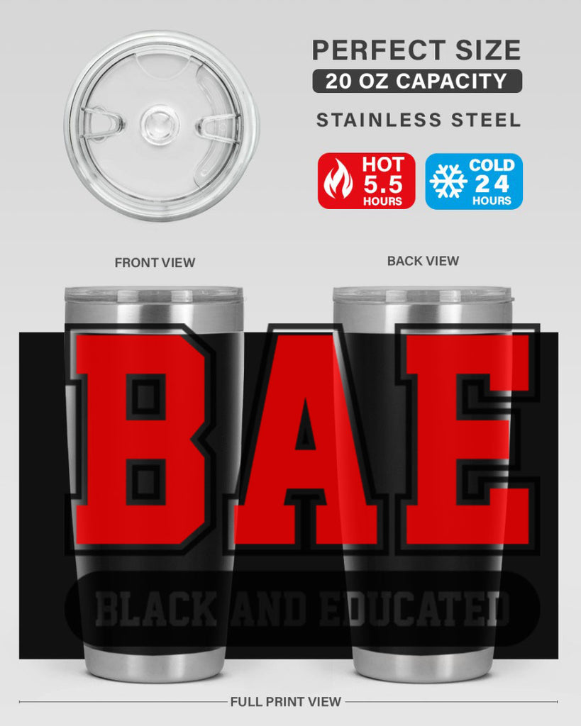 bae black and educated 266#- black words phrases- Cotton Tank