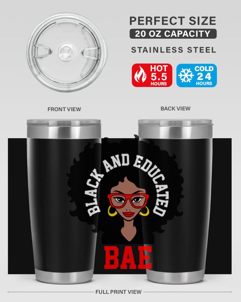 bae black and educated 267#- black words phrases- Cotton Tank